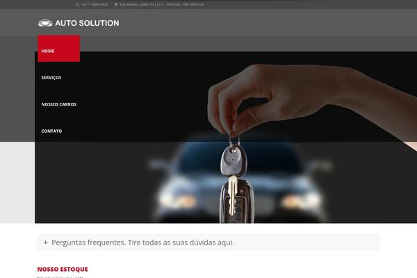 Automotive Child theme site design template sample