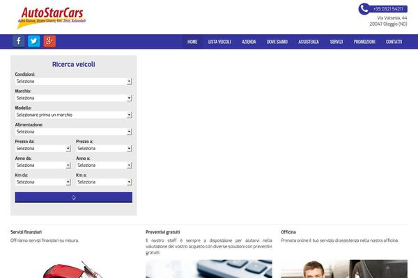 Gestionaleauto theme site design template sample