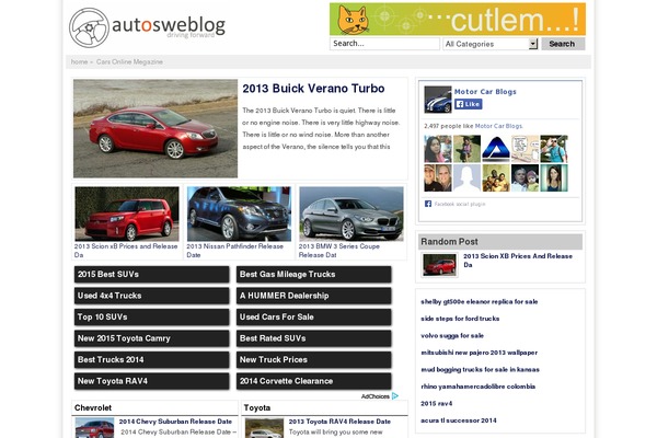 autosweblog theme websites examples