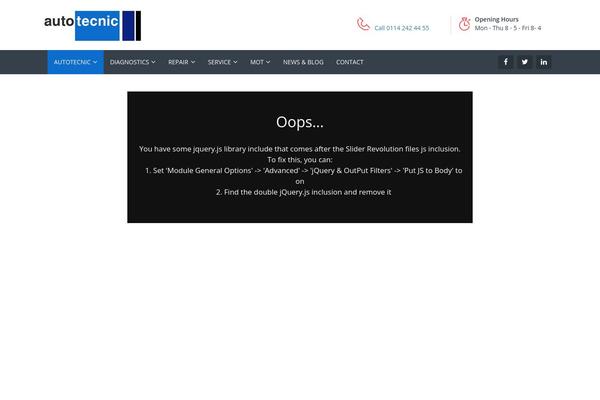 WordPress website example screenshot