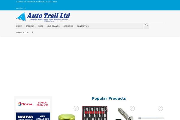 autotrail.co.nz site used Flatsome