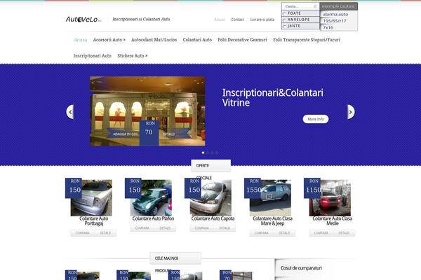 autovelo.ro site used Boutique