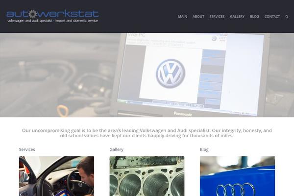 Enfold theme site design template sample