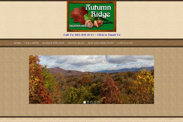 autumnridgerentals.com site used Lostworldtheme