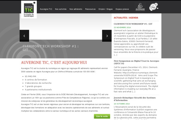 auvergnetic.com site used Auvergne-tic