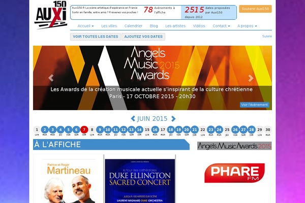 auxi150.fr site used Auxi150