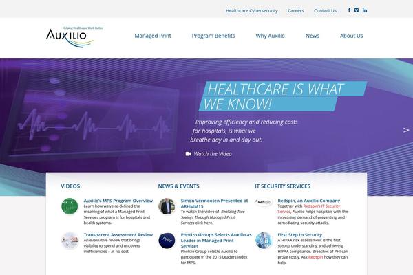 auxilioinc.com site used Auxilio