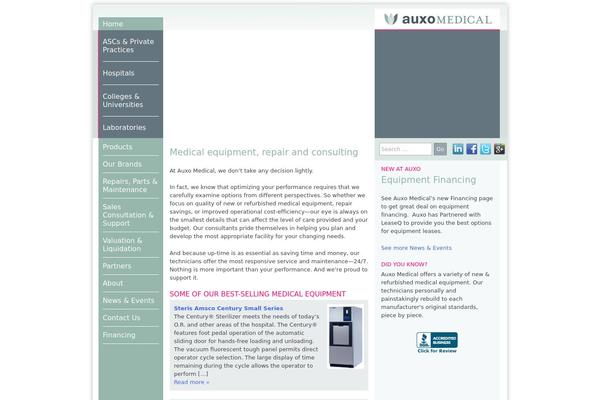 auxomedical.com site used Auxo