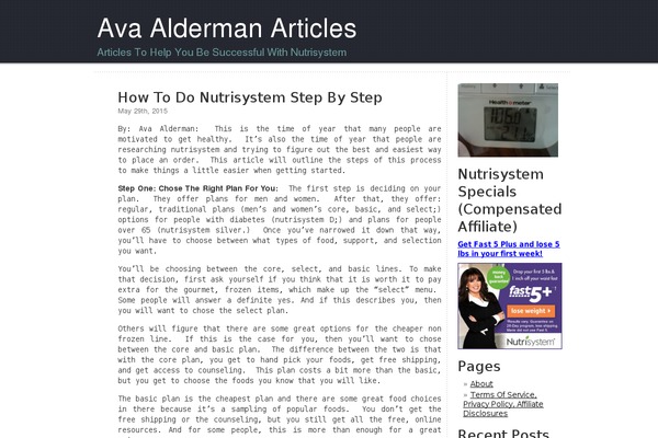 ava-alderman-weight-loss-articles.com site used Tressimple
