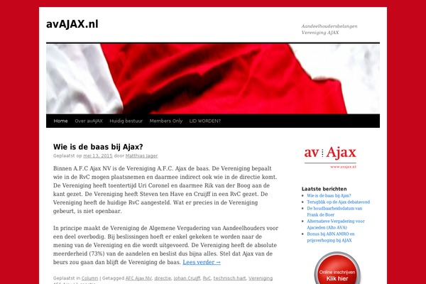 Twenty Ten theme site design template sample