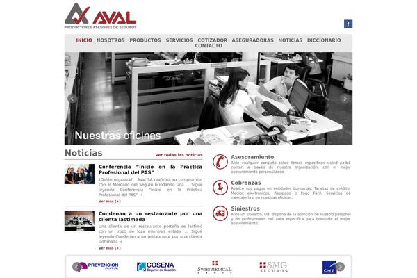 aval.com.ar site used Aval