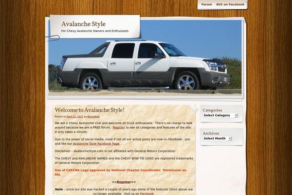 avalanchestyle.com site used Adventure Journal