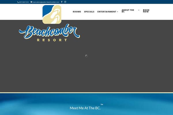 avalon-beachcomber.com site used Hotelbooking-child-theme
