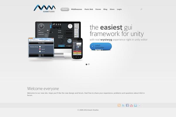 Nova theme site design template sample