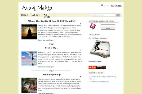 WordPress website example screenshot
