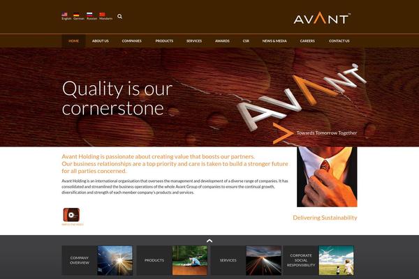 avantholding.com site used Avantcom