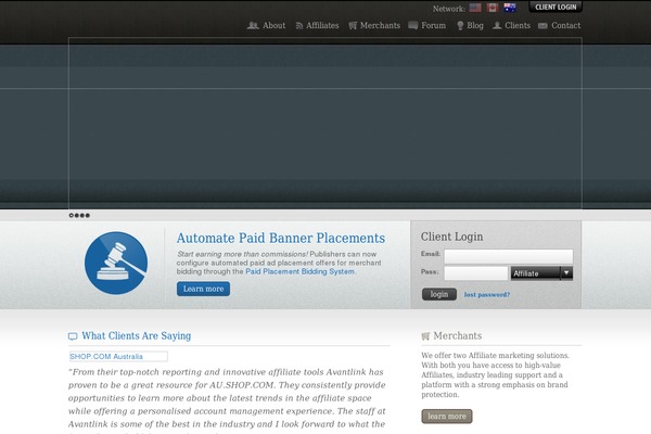 WordPress website example screenshot