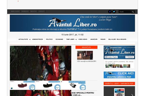 avantulliber.ro site used Newspress-extend