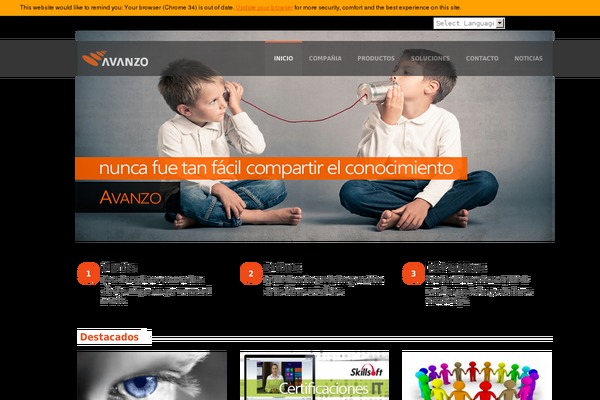 avanzo.com site used Randstad