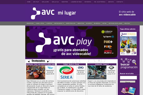 avcmilugar.com.ar site used Mimbo