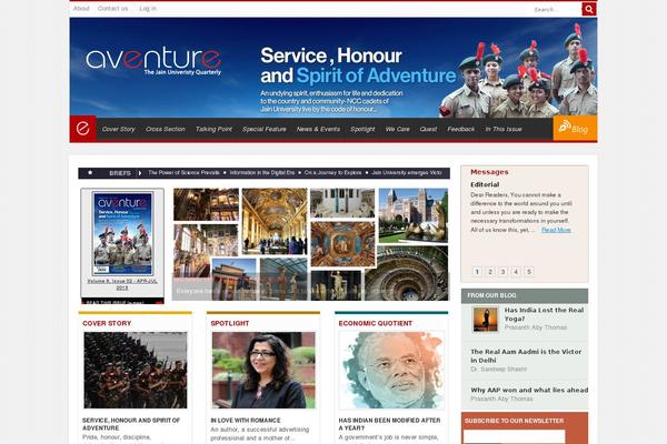 aventure.ac.in site used Aventure-banner