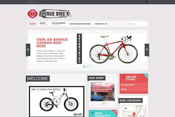 Downtown theme site design template sample