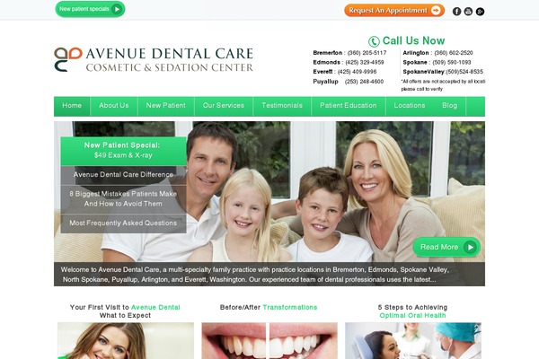 avenuedentalgroup.com site used Avenuedentalgroup