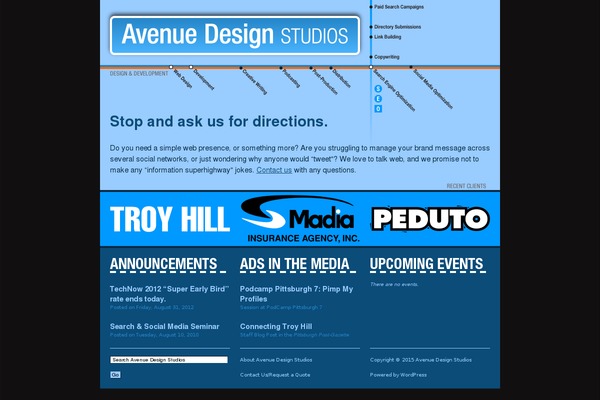 Ads theme site design template sample