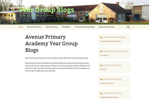 Twenty Thirteen theme site design template sample