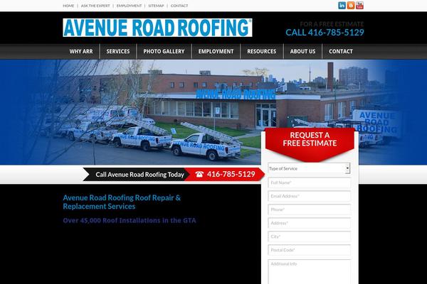 avenueroadroofing.com site used Arr
