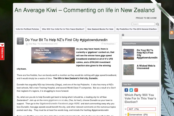 averagekiwi.com site used Bizdir