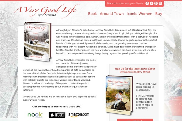 averygoodlife.com site used Twenty Eleven