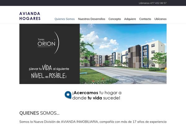 WordPress website example screenshot