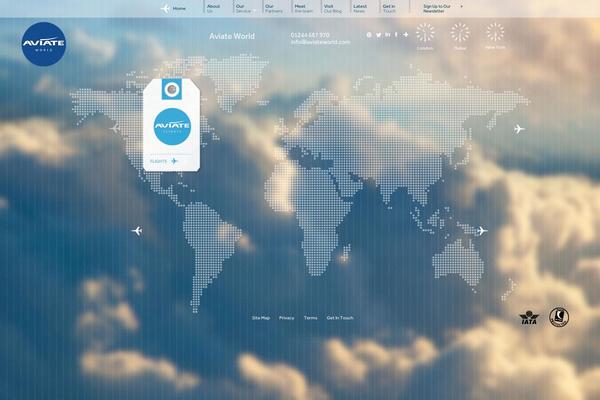 aviateworld.com site used Aviate