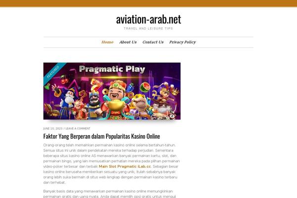 aviation-arab.net site used Simplified Lite