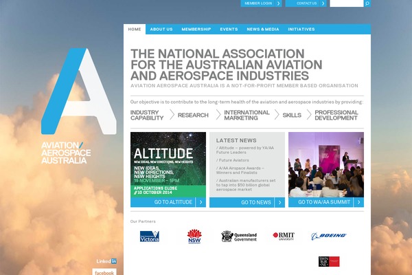 aviationaerospace.org.au site used Aaatheme