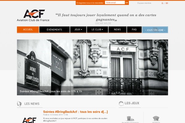 Acf theme site design template sample