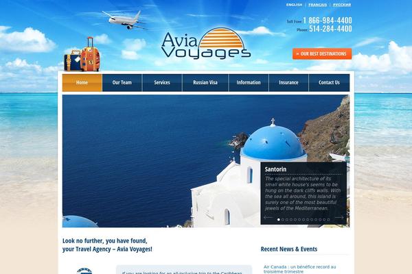 aviavoyages.ca site used Aviavoyages