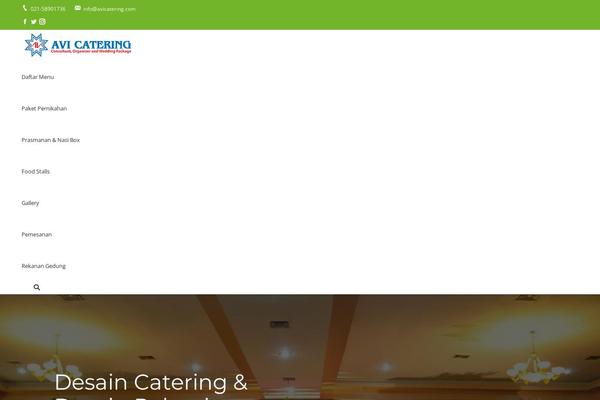 WordPress website example screenshot