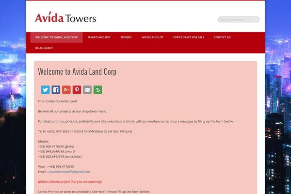 WordPress website example screenshot