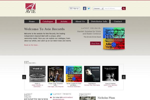 avie-records.com site used Avie