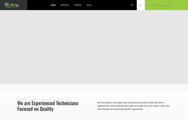 Fixtech theme site design template sample