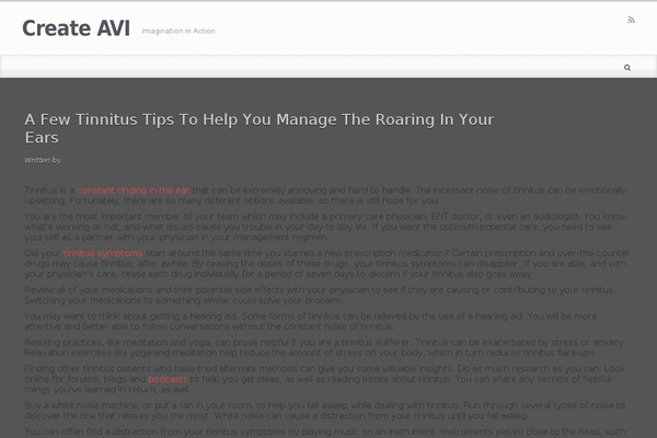 WordPress website example screenshot