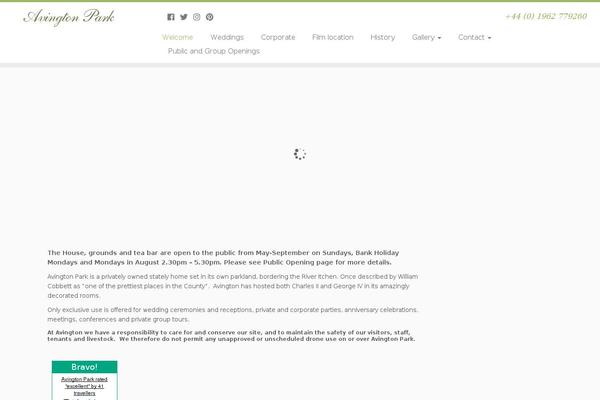 Customizr theme site design template sample