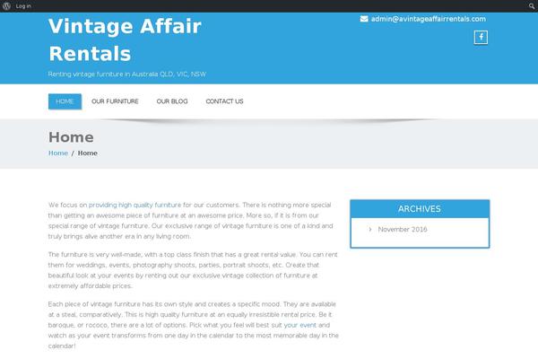 avintageaffairrentals.com site used Alara
