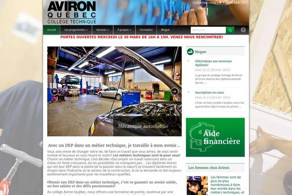avironquebec.com site used Aviron