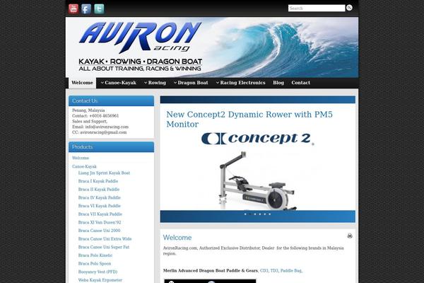 Graphene theme site design template sample