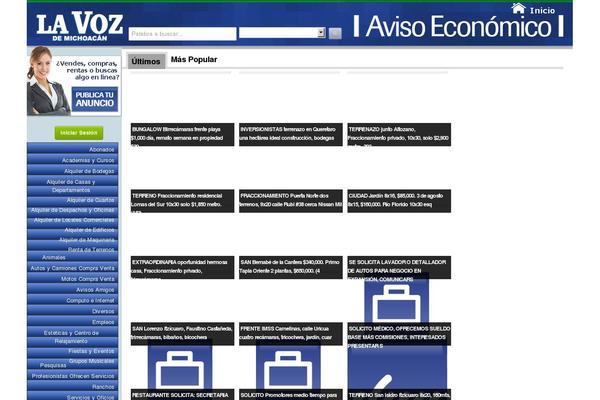 avisoeconomico.com.mx site used Classifiedstheme