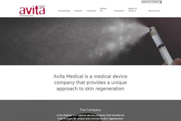 avitamedical.com site used Avita-medical