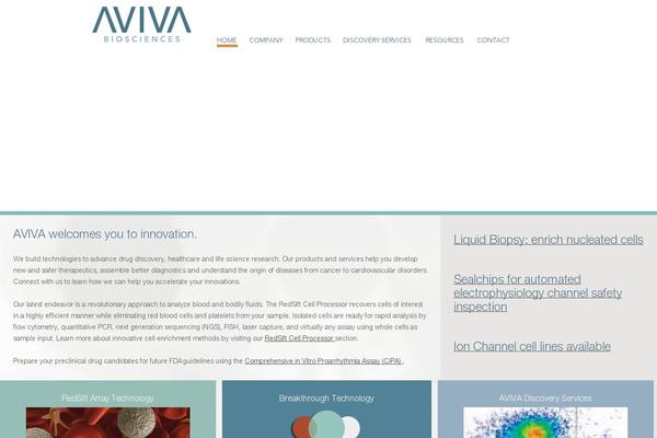 Aviva theme site design template sample
